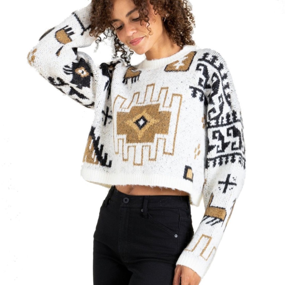 Roark Kos Geometric Sweater
